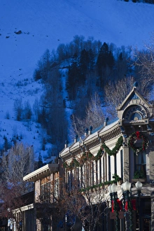 USA, Colorado, Aspen, downtown buildings, morning USA, Colorado, Aspen, downtown buildings, morning