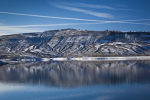 USA, Colorado, Curecanti National Recreation Area, Blue Mesa Reservoir, winter USA, Colorado, Curecanti National Recreation Area, Blue Mesa Reservoir, winter