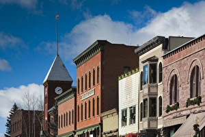 USA, Colorado, Telluride, Main Street buildings USA, Colorado, Telluride, Main Street buildings