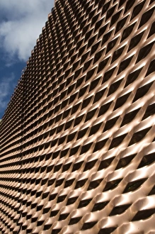 USA, Florida, Miami: Design District, Copper Mesh Gallery Doors USA, Florida, Miami: Design District, Copper Mesh Gallery Doors