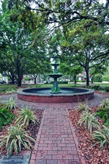 USA, GA, Savannah, Historic District, Lafayette Square USA, GA, Savannah, Historic District, Lafayette Square