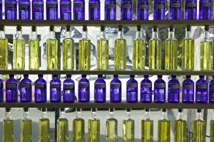 USA, MASSACHUSETTS, Cape Cod: Provincetown, Perfume Bottles in Shop WindowCommercial USA, MASSACHUSETTS, Cape Cod: Provincetown, Perfume Bottles in Shop WindowCommercial