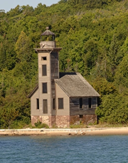 USA, Michigan, Grand Island East Channel Lighthouse USA, Michigan, Grand Island East Channel Lighthouse
