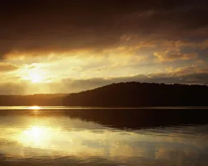 USA, Missouri, Lake of the Ozarks, Lake at Sunrise USA, Missouri, Lake of the Ozarks, Lake at Sunrise