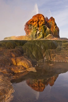 USA, Nevada, Black Rock Desert. View of the Fly Geyser USA, Nevada, Black Rock Desert. View of the Fly Geyser