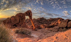 USA, Nevada, Clark County. Valley of Fire State Park. Elephant Rock USA, Nevada, Clark County. Valley of Fire State Park. Elephant Rock