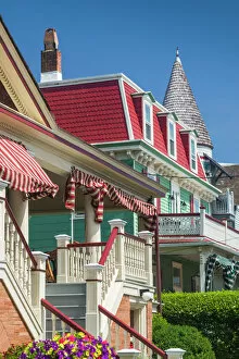 Images Dated 19th June 2017: USA, New Jersey, Cape May. Victorian house detail