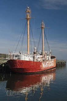 USA, New York, Cove Neck. Nantucket Lightship, Oyster Bay Harbor USA, New York, Cove Neck. Nantucket Lightship, Oyster Bay Harbor