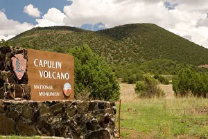 USA, NM, Capulin Volcano National Monument. Extinct volcano, erupted fairly recently (56 USA, NM, Capulin Volcano National Monument. Extinct volcano, erupted fairly recently (56
