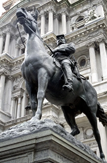 USA, Pennsylvania, Philadelphia. City Hall and Statue USA, Pennsylvania, Philadelphia. City Hall and Statue