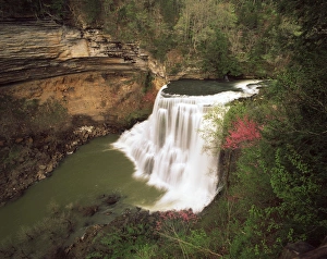 USA, Tennessee, Burgess Falls State National Park, View of Burgess Falls USA, Tennessee, Burgess Falls State National Park, View of Burgess Falls