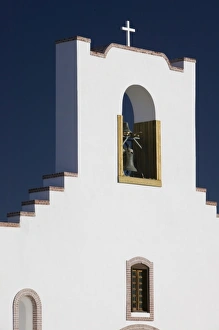 USA, TEXAS, El Paso: Mission Trail, Socorro Mission (b.1681) USA, TEXAS, El Paso: Mission Trail, Socorro Mission (b.1681)