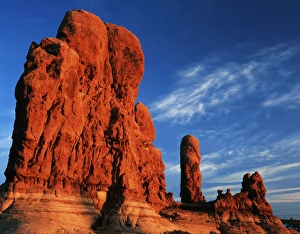 USA, Utah, Sandstone rock formations at Arches National Park USA, Utah, Sandstone rock formations at Arches National Park