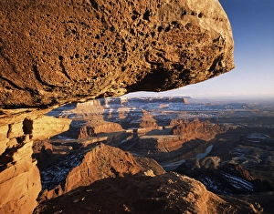 USA, Utah, Sunrise view of Dead Horse Point State Park and Colorado River USA, Utah, Sunrise view of Dead Horse Point State Park and Colorado River