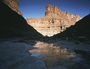 USA, Utah, View of mountain at Glen canyon national recreation area USA, Utah, View of mountain at Glen canyon national recreation area