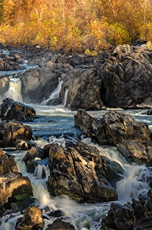 USA, Virginia, Great Falls Park. Landscape of rapids on Potomac River. Credit as USA, Virginia, Great Falls Park. Landscape of rapids on Potomac River. Credit as
