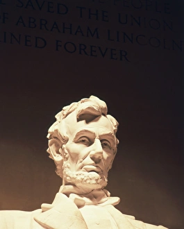 USA, Washington DC, Lincoln Memorial, Abraham Lincoln Memorial statue, close-up USA, Washington DC, Lincoln Memorial, Abraham Lincoln Memorial statue, close-up