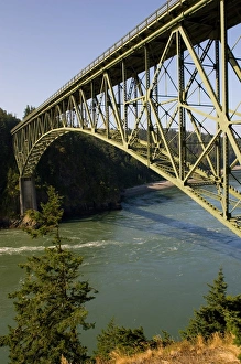 USA, Washington, Deception Pass State Park, Deception Pass Bridge USA, Washington, Deception Pass State Park, Deception Pass Bridge