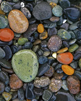 USA, Washington, Lopez Island, Agate Beach County, Stones USA, Washington, Lopez Island, Agate Beach County, Stones