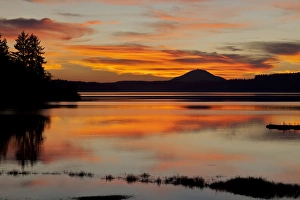 USA, Washington. Sunset on Lake Quinault. Credit as: Don Paulson / Jaynes Gallery / DanitaDelimont USA, Washington. Sunset on Lake Quinault. Credit as: Don Paulson / Jaynes Gallery / DanitaDelimont