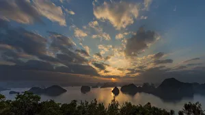 Vietnams Ha long Bay is one of the most dramatic landscapes in all of southeast Asia Vietnams Ha long Bay is one of the most dramatic landscapes in all of southeast Asia