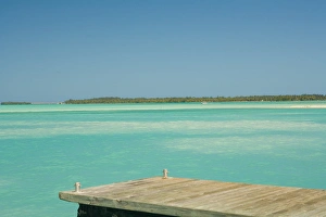 View from Bora Bora Airport, Society Islands, French Polynesia, South Pacific View from Bora Bora Airport, Society Islands, French Polynesia, South Pacific