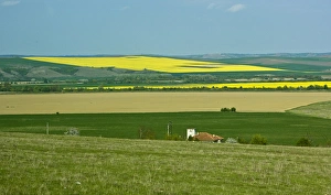 The view of the Bulgarian countryside on the way back to ROUSSE The view of the Bulgarian countryside on the way back to ROUSSE