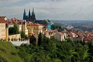 Images Dated 1st September 2004: View of Saint Vituss Cathedral, Prague, Czech Republic