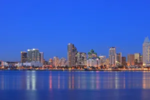 View of San Diego Skyline from Coronado Island, CA, USA View of San Diego Skyline from Coronado Island, CA, USA