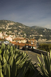 View of town from La Citadelle at Villefranche. Near Nice in the South of France View of town from La Citadelle at Villefranche. Near Nice in the South of France