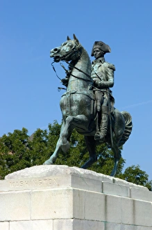 Washington, DC, statue of General George Washington on horseback Washington, DC, statue of General George Washington on horseback