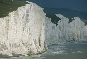 White Cliffs Of Dover Prints: White Cliffs of Dover, Chalk cliffs, Seven Sisters, Beachy Head, E. Sussex