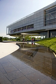 The William J. Clinton Presidential Library in Little Rock, Arkansas The William J. Clinton Presidential Library in Little Rock, Arkansas