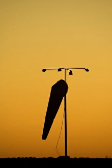 Wind Sock, William Creek, Oodnadatta Track, Outback, South Australia, Australia Wind Sock, William Creek, Oodnadatta Track, Outback, South Australia, Australia