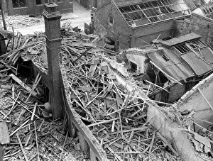 Blitz in London - Clarnico Factory, Hackney Wick, WW2 Blitz in London - Clarnico Factory, Hackney Wick, WW2