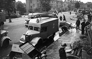 Salvage operation, Petherton Road, London, WW2 Salvage operation, Petherton Road, London, WW2