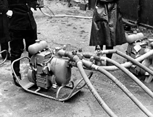 Scammell pump in Orange Street, London W1, WW2 Scammell pump in Orange Street, London W1, WW2