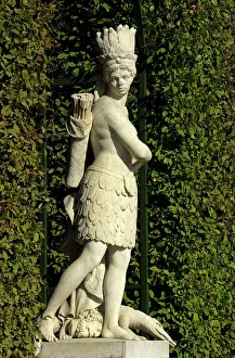 Amazon warrior, statue at Versailles Amazon warrior, statue at Versailles