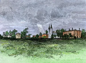 Bowdoin College, Brunswick, Maine, 1870s Bowdoin College, Brunswick, Maine, 1870s