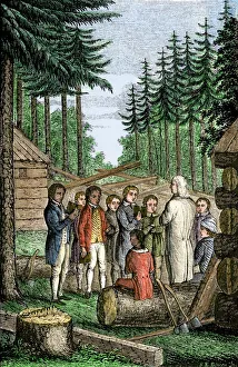 Eleazer Wheelock founding Dartmouth College, 1770 Eleazer Wheelock founding Dartmouth College, 1770