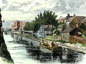 Erie Canal at Schenedtady, New York Erie Canal at Schenedtady, New York