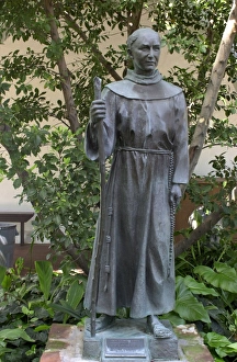 Father Junipero Serra statue in California Father Junipero Serra statue in California