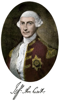 Jeffrey Amherst with his signature Jeffrey Amherst with his signature