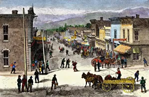 Leadville, a Colorado boom town, 1870s Leadville, a Colorado boom town, 1870s