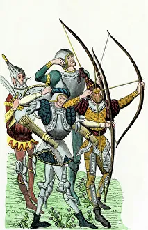 Longbowmen during the Hundred Years War Longbowmen during the Hundred Years War