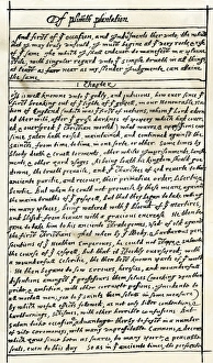 Manuscript of Bradfords History of Plimoth Plantation Manuscript of Bradfords History of Plimoth Plantation