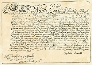 New York colonial real estate document New York colonial real estate document