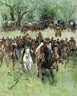 Oklahoma Territory opened to settlers, 1891 Oklahoma Territory opened to settlers, 1891