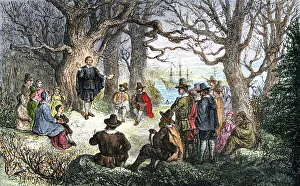 Puritans founding New Haven, Connecticut Puritans founding New Haven, Connecticut