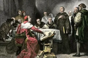 Martin Luther Prints: Martin Luther at the Diet of Worms Print